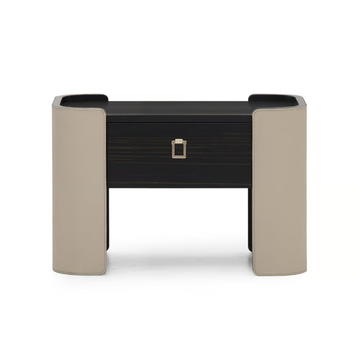 DOWNTOWN - Leather bedside table by formitalia luxury group - view 3